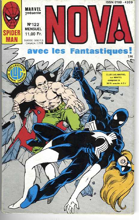 Scan de la Couverture Nova n 122